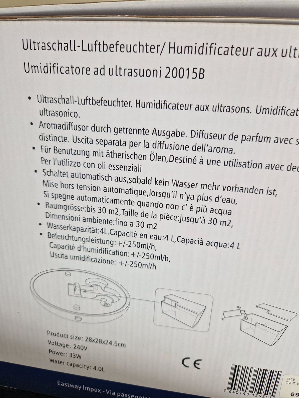 Luftbefeuchter: Luftbefeuchter Ultraschall Zoe – Gebraucht aus Horgen von ren_65gp 5