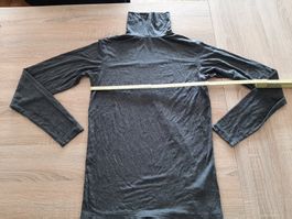 Rollkragen-Pullover Gr. S dunkelgrau