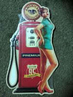 Pin up American gasoline tankstelle classic werbung reklame