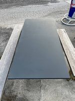 Outdoor galvanized metal table for sale  185x80 cm