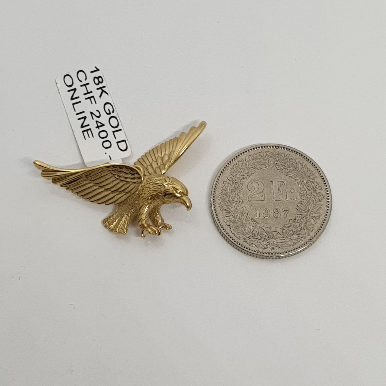 Pendentifs: Echt 18K Gold - Adler Anhänger – D'occasion à Luzern par Goldhaus-Luzern 3