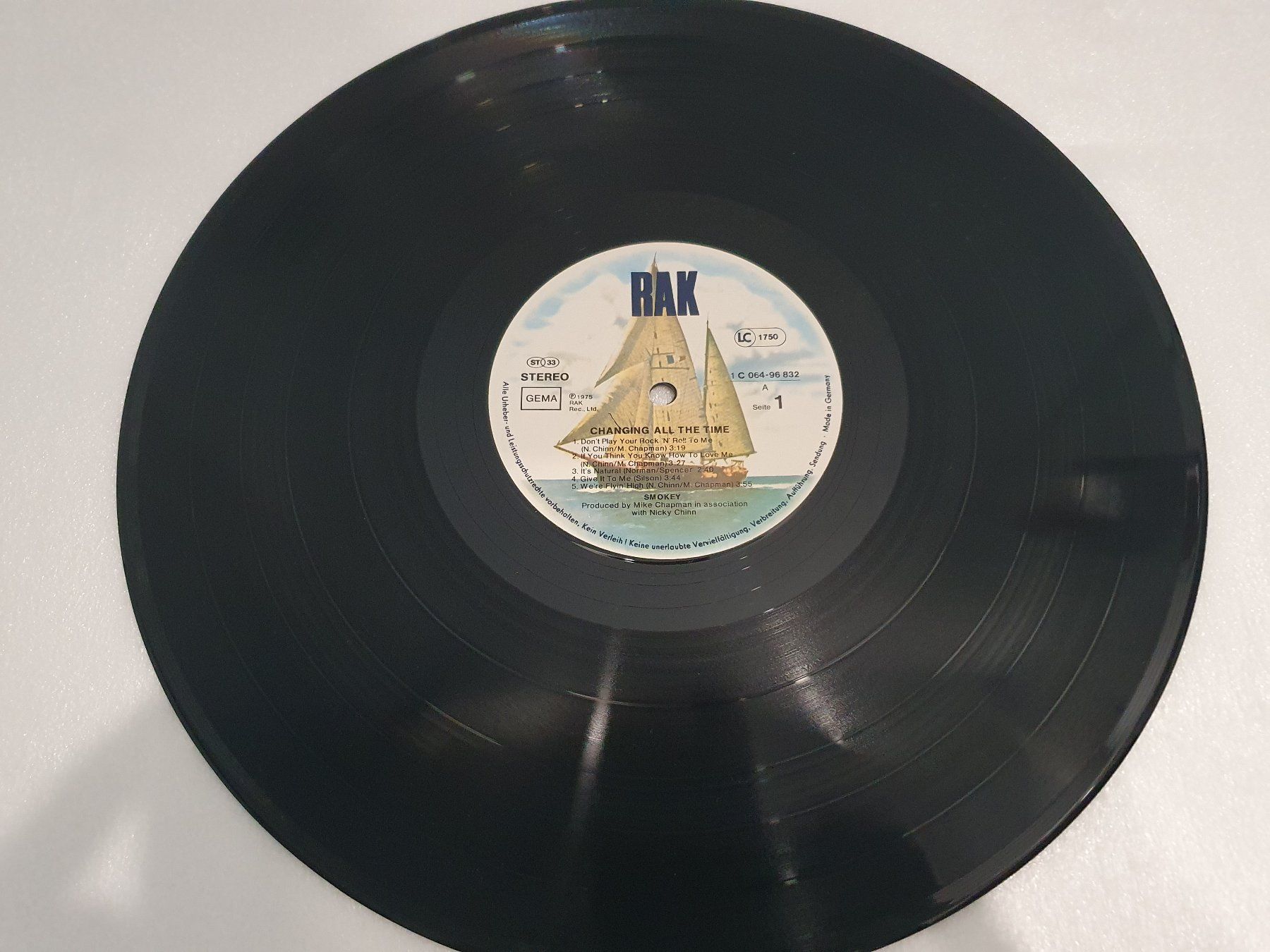 Schallplatten: Smokey – Changing All The Time – Gebraucht aus Uster von Vinyl-Leidenschaft 4