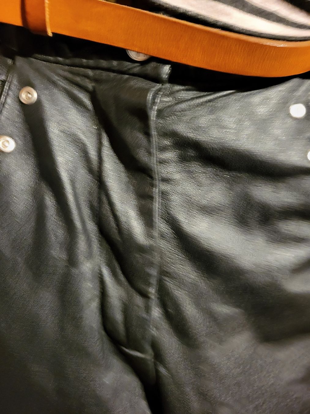 Pantaloni: Damen Lederhose gr. 42 Echt Leder – Usato da Schweizersholz venduto da fuchs06 2