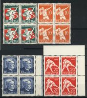 1932, Pro Juventute, Viererblöcke, SBK 60.– **