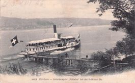 Dampfschiff // 1906 Halbinsel Au Salondampfer Helvetia