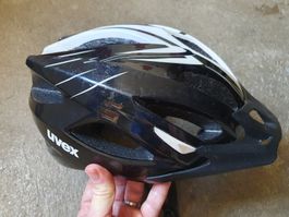 Uvex Viva 2 Fahrradhelm schwarz/weiss Gr. 56-62cm