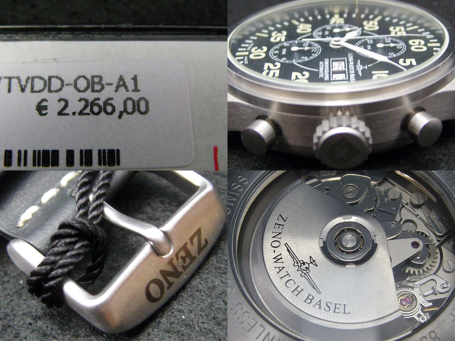 Zeno Uhren: Neuer Oversized Pilot Tachymeter Chrono Day-Date/ Automatik – Neu und originalverpackt aus Mels von niezie2002 3