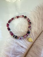 Turmalinarmband vergoldet