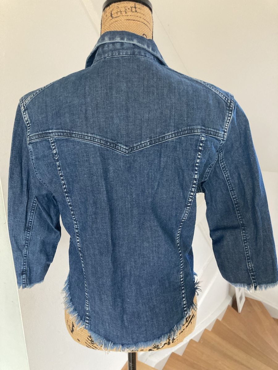 Camicette: Jeansjacke/bluse der Marke Cycle, Grösse M – Usato da Binningen venduto da kku01 1