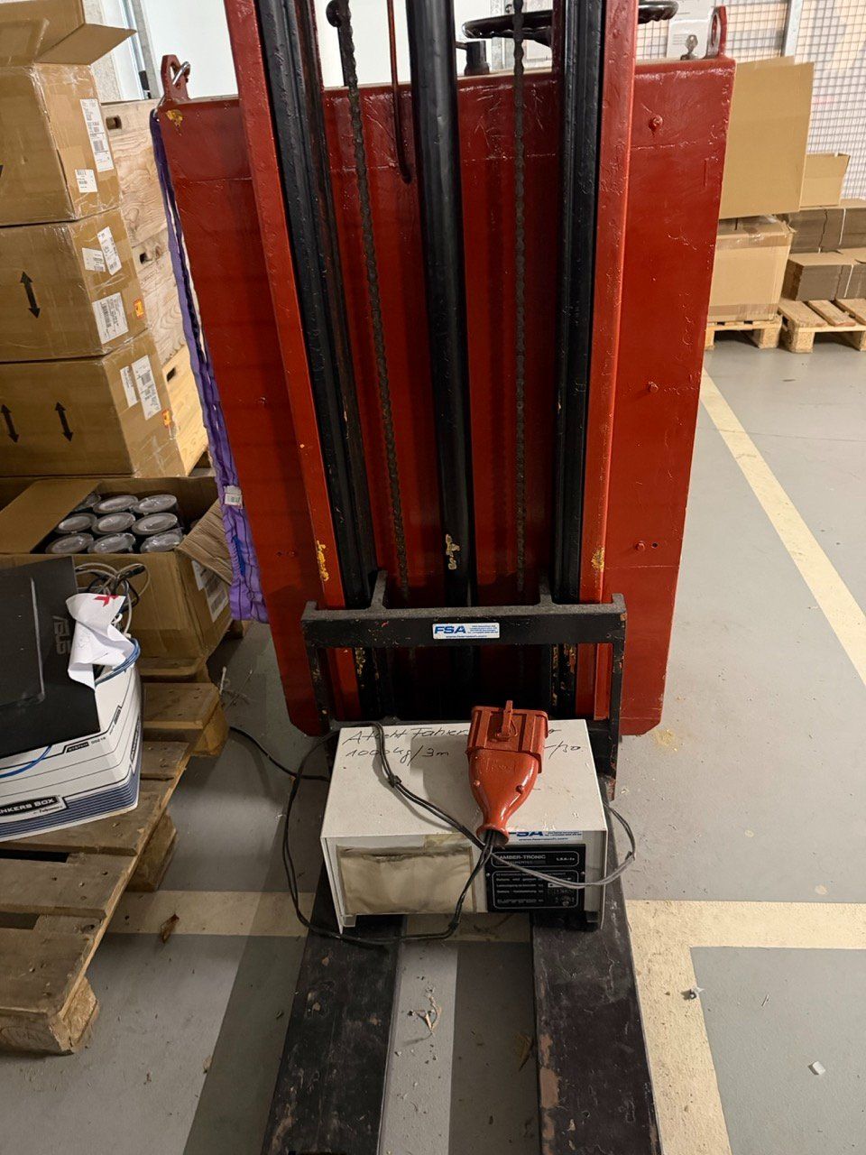 Carrelli elevatori e a forche: Elektro-Hochhubwagen ATLET ST 100 – Usato da Kriegstetten venduto da GrSheep 3