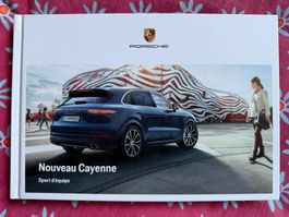 Brochure neuve Porsche "Nouveau Cayenne" 10/2017