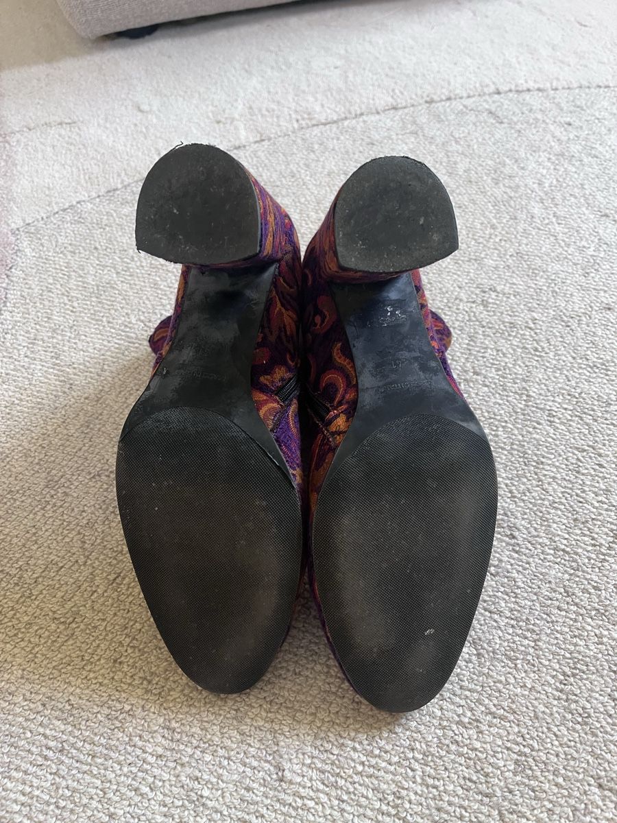 Scarpe da donna: Stiefelette, Schuh Absatz Stoff, Muster – Usato da Zürich venduto da JuMaria 1