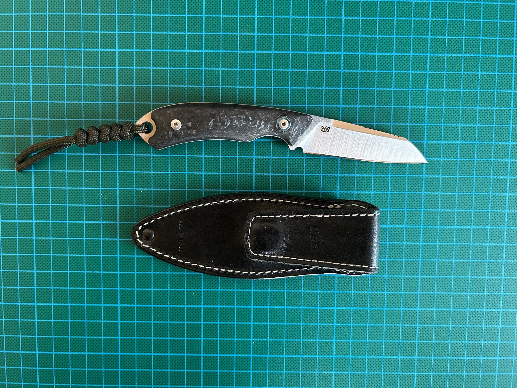 Coltellini militari: Coltello MKM Pocket Tango 2 Marble CF – Usato da Remigen venduto da chr_5jjj 1