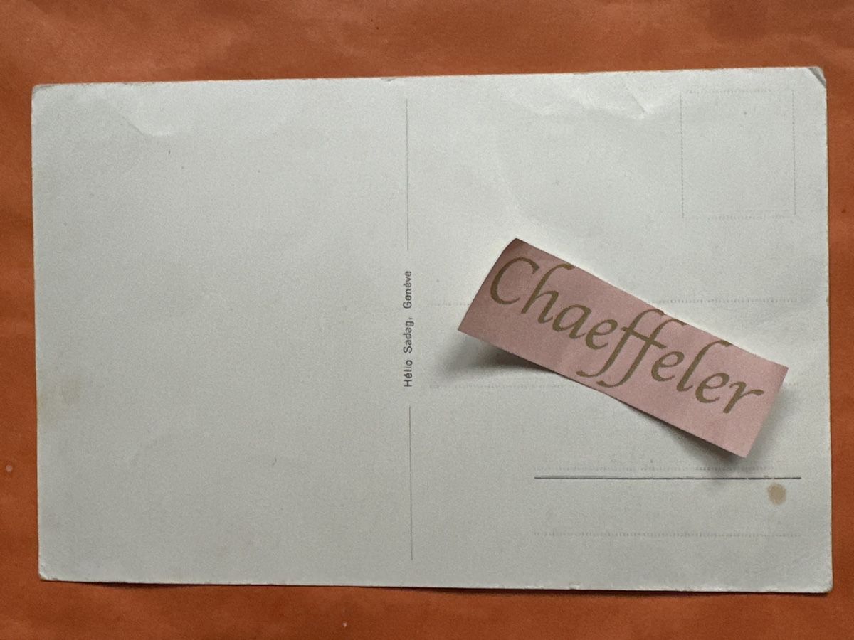 Cartoline postali:  Saint-Loup, Chambre Chaude – Usato da Zürich venduto da Chaeffeler 1