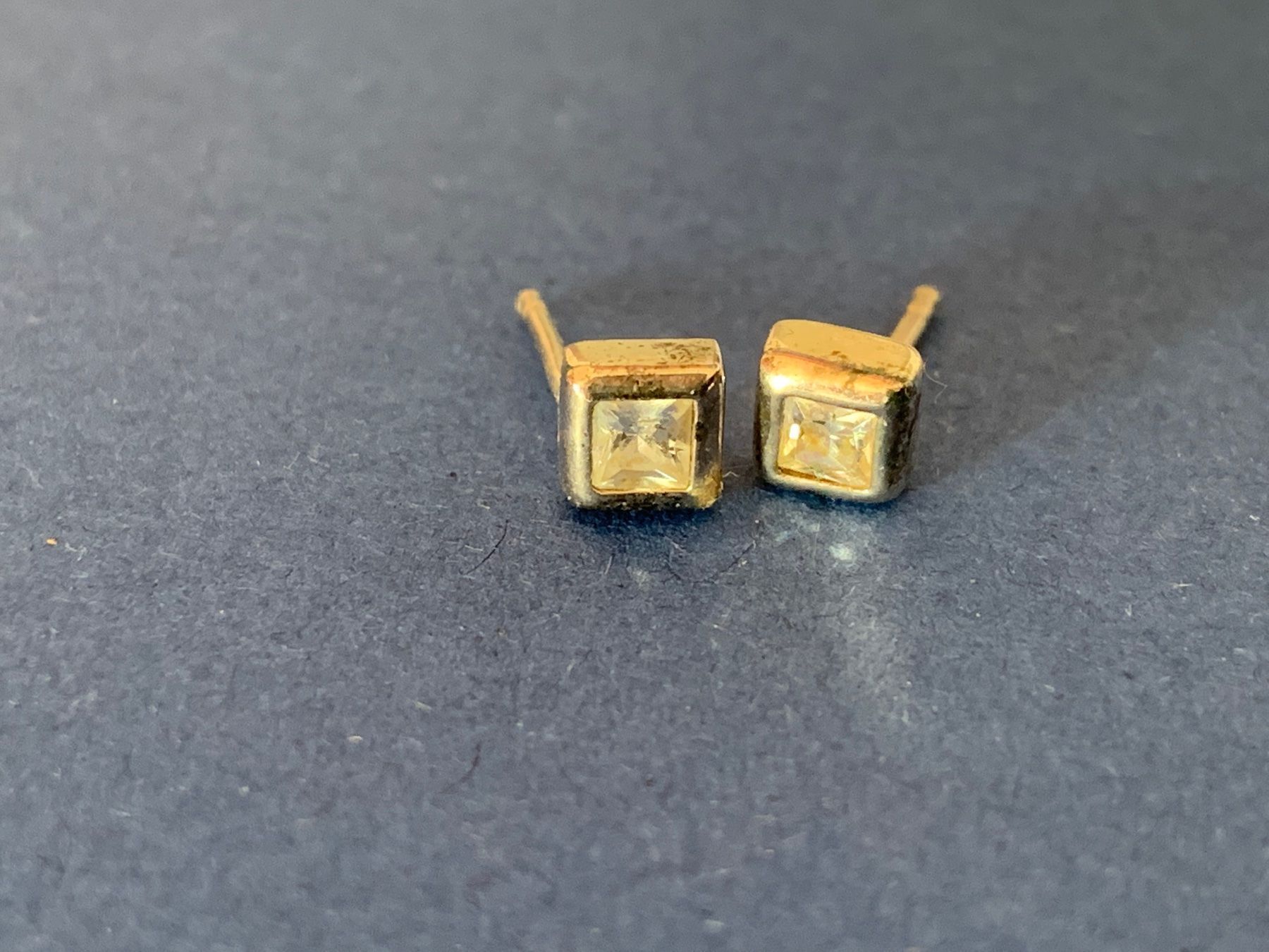 Orecchini pendenti & Orecchini a lobo: Ohrstecker silber rechtecke/quadratstein – Usato da Laufen venduto da Futuremarket 7