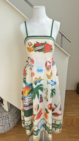 Kleid Sommerkleid Grösse S Paradies🌴🦀 Print NEU