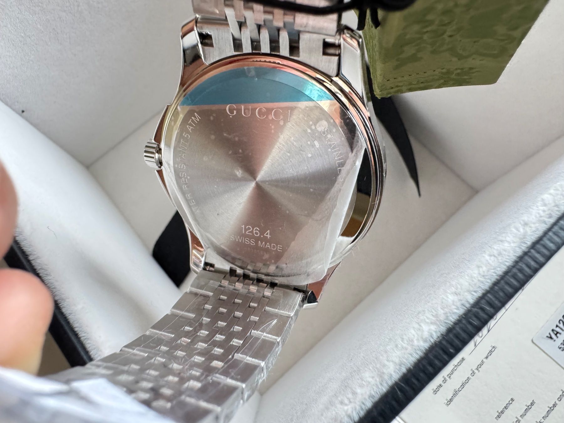 Gucci Orologi: Gucci Uhr Neu und originalverpackt – Nuovo e nell'imballaggio originale da Grossdietwil venduto da RSW032 3