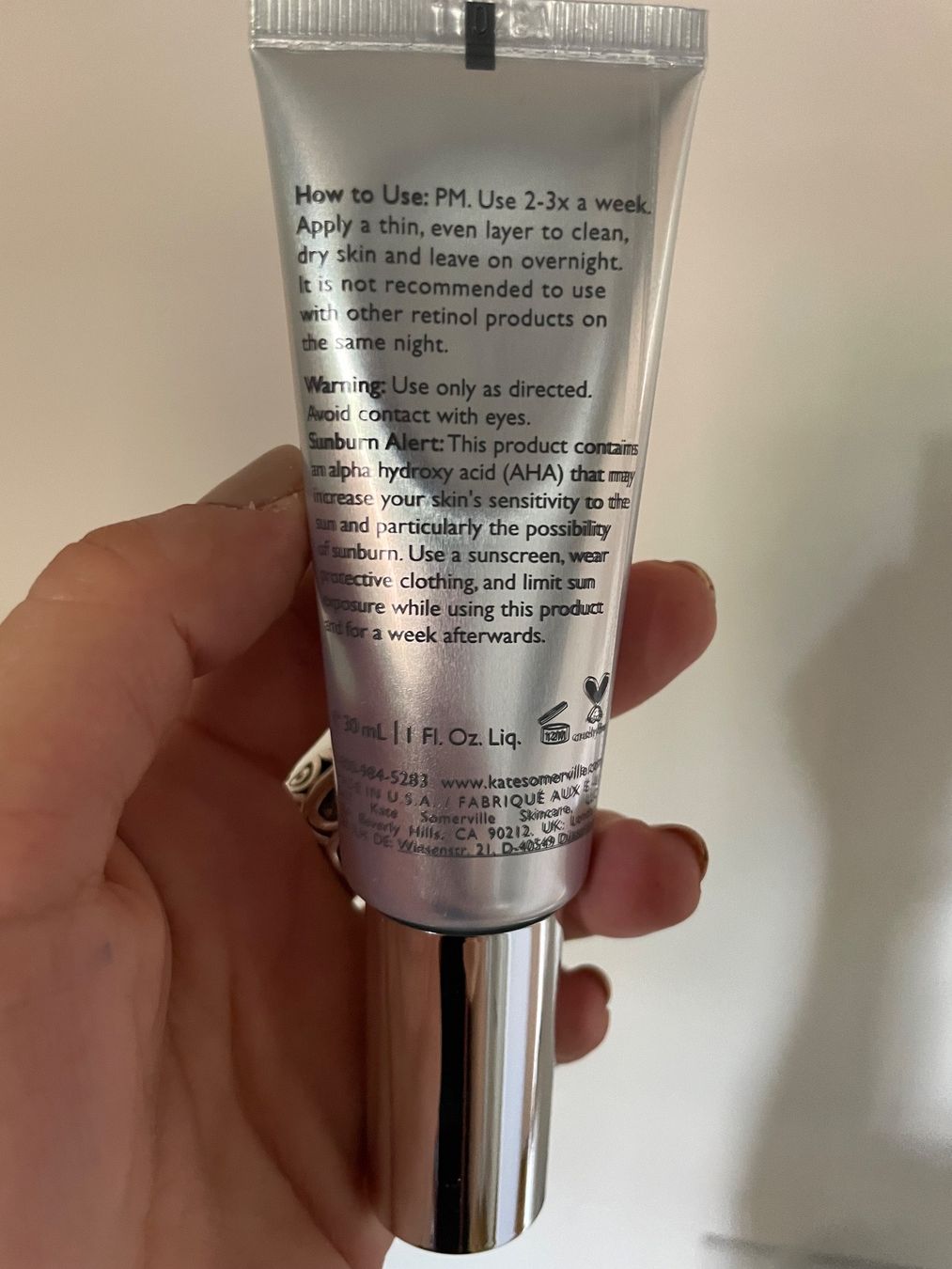 Cura del viso: Kate Somerville KateCeuticals Resurfacing Overnight Peel 30m – Nuovo e nell'imballaggio originale da Zürich venduto da deruja 7