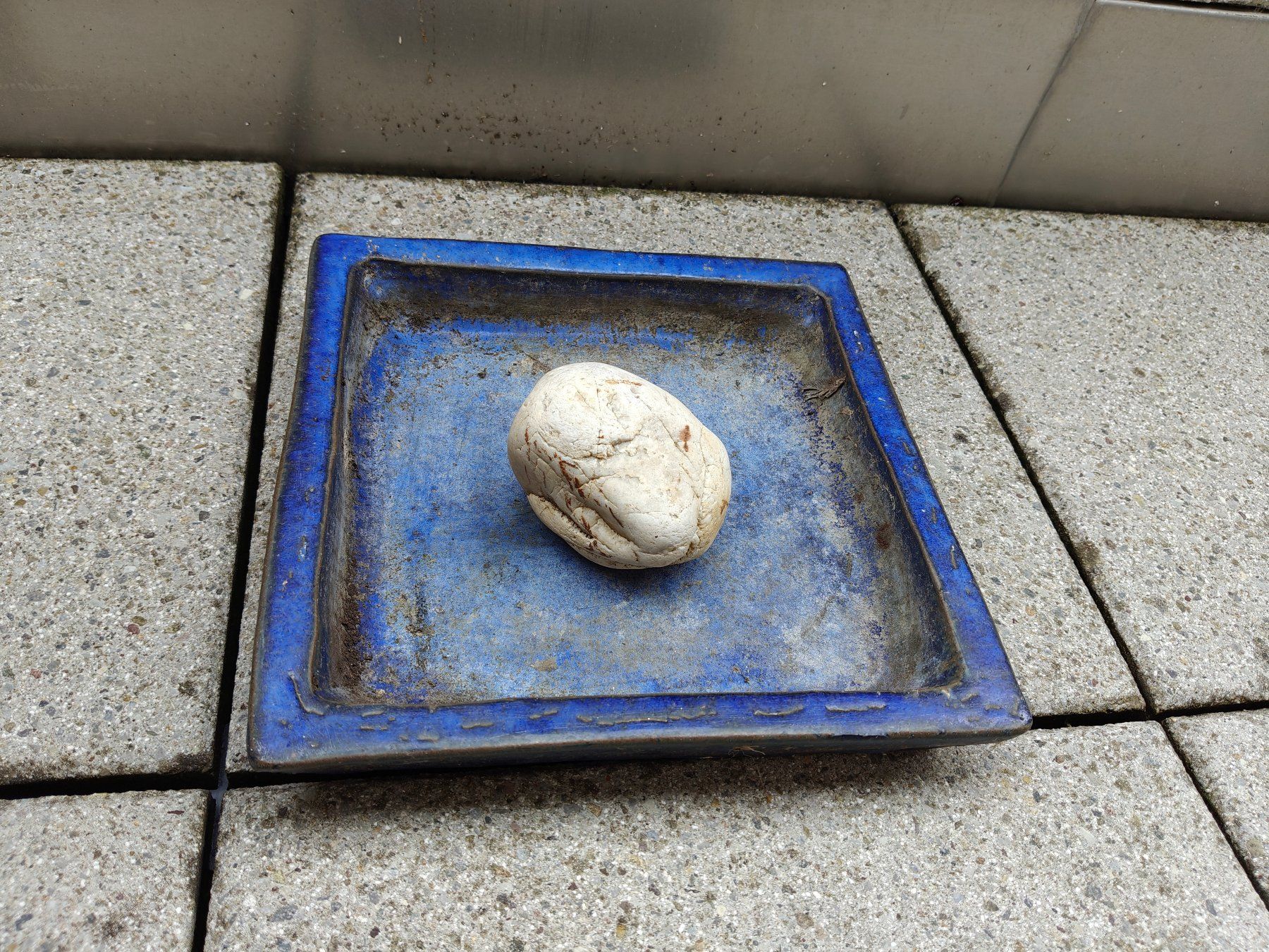 Untersetzer: Vogelbad oder Topf-Untersetzer in blau – Gebraucht aus Basel von jos_2z5q 1