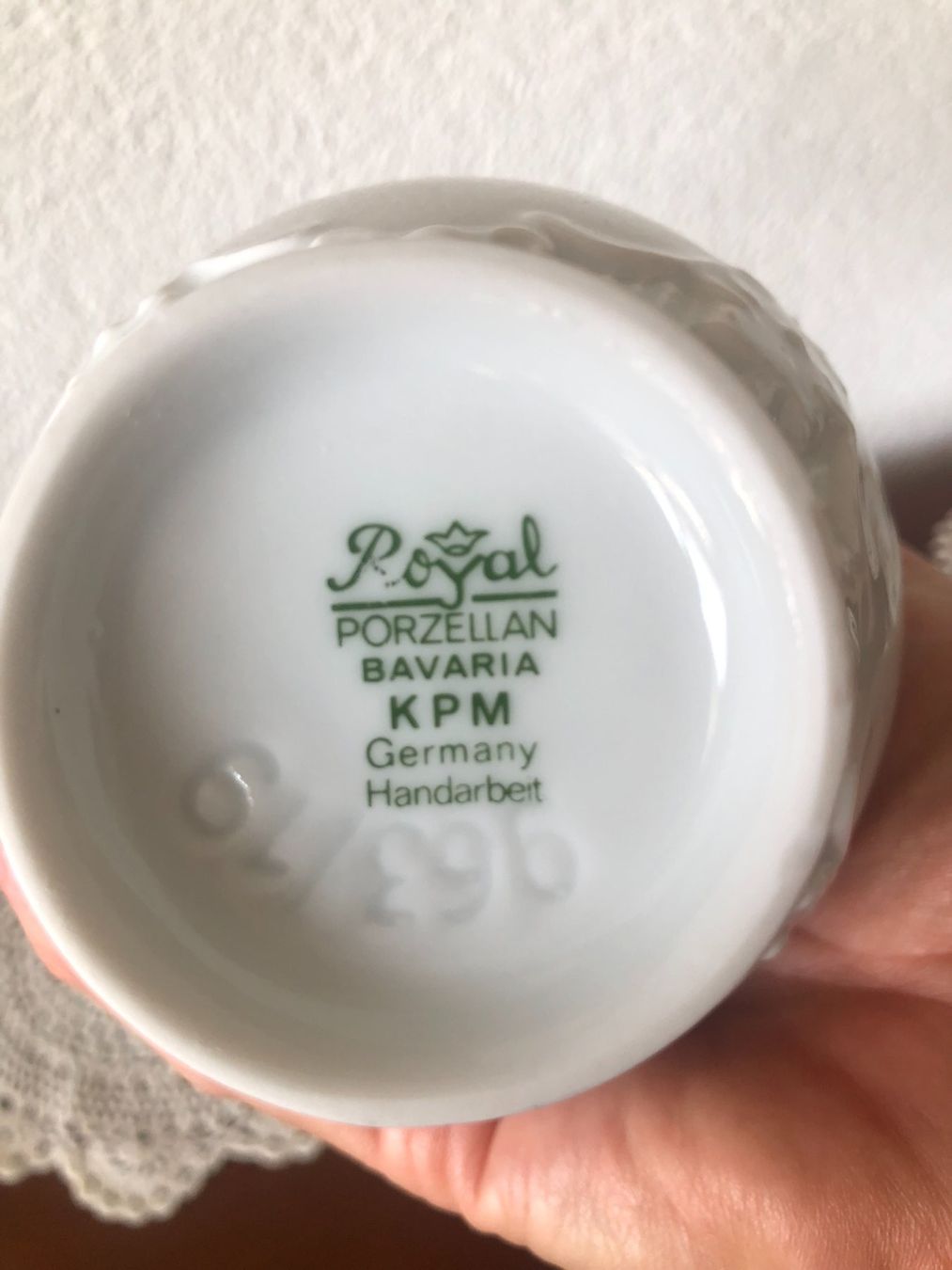 KPM Vasen & Gefässe: Blumenvase KPM weiss – Gebraucht aus Eich von Jokove63 1