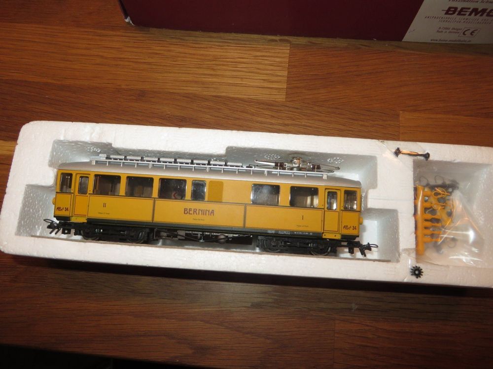 Set De Départ Bemo H0m RhB - Train Marchandises Avec Loco électrique Et Wagons - Art. 7259 120