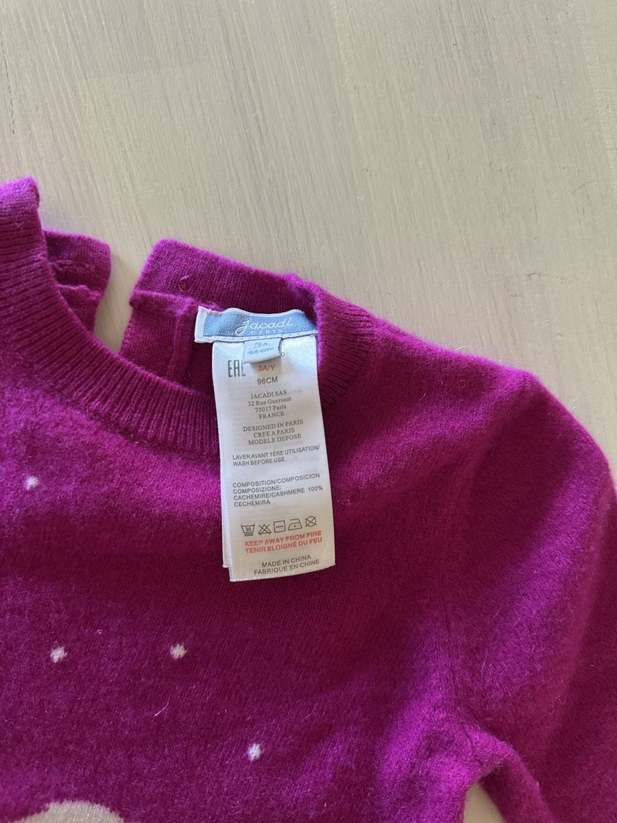 Jacadi Maglioni & Felpe: Jacadi cachemire Christmas Sweater  – Usato da Fribourg venduto da Handwerker07 1