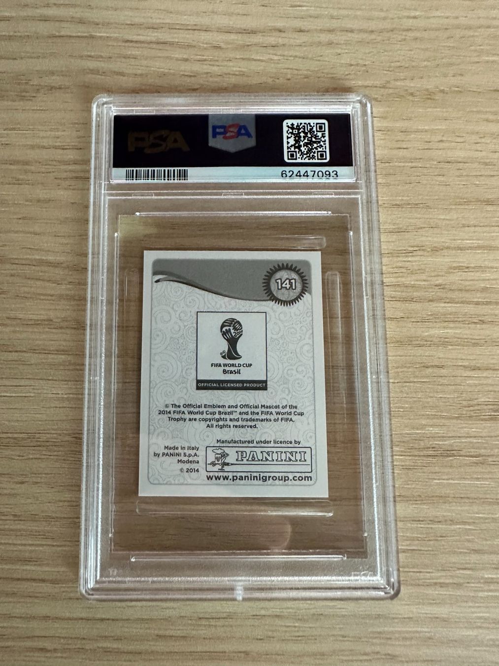 Panini Carte collezionabili: Memphis Depay Panini World Cup 2014 Sticker PSA 9 – Nuovo (secondo la descrizione) da Hagendorn venduto da Pokecollectorch 1