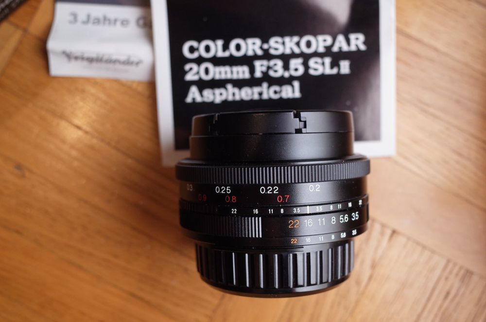 Objectif Voigtländer 20mm Color-Skopar F3.5 - Monture Canon EF - Grand Angle