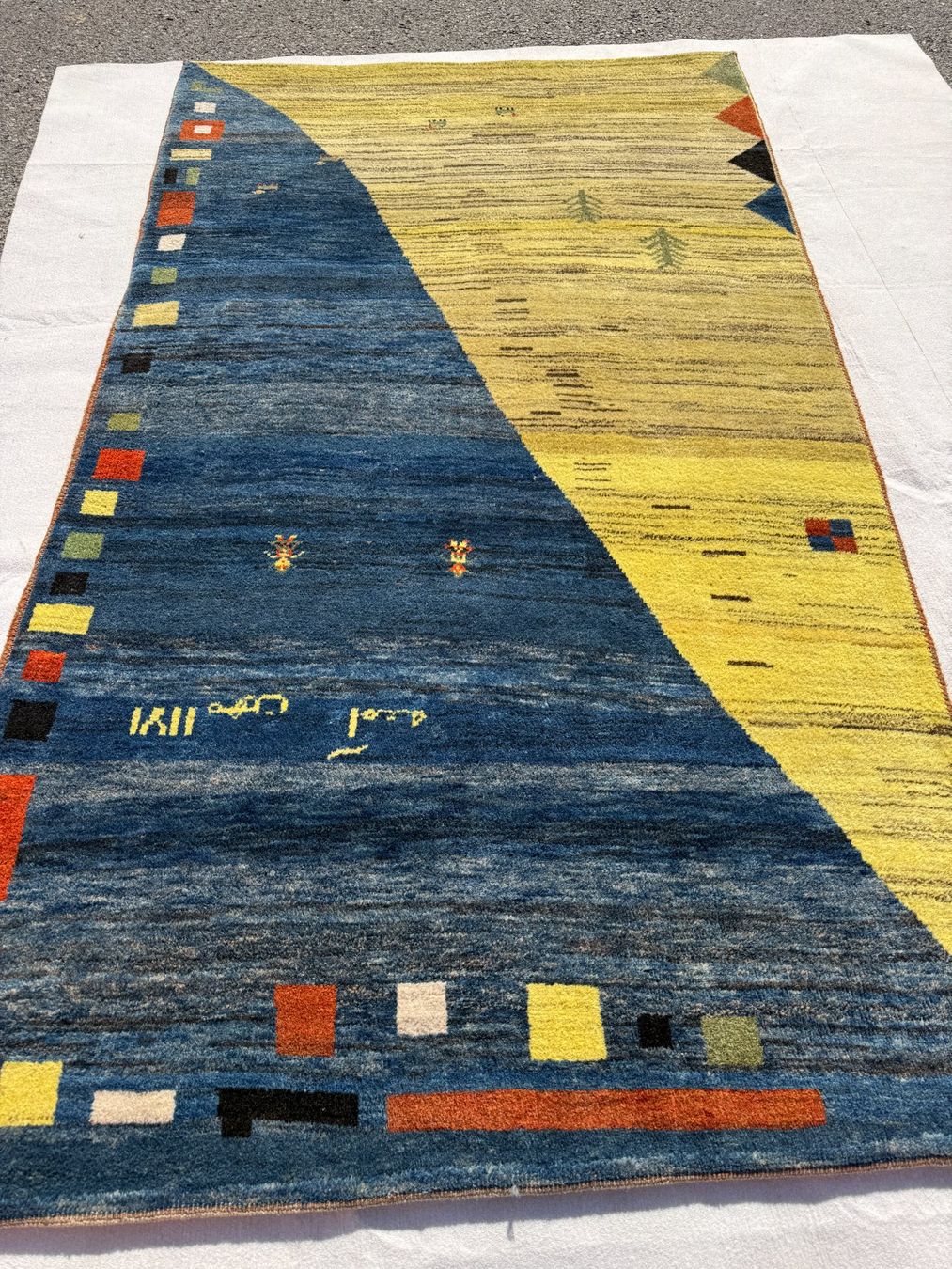 Gabbeh Tappeti: Gabbeh Teppich handgeknüpft 265x151cm sauber – Usato da Vacallo venduto da cri_229f 4