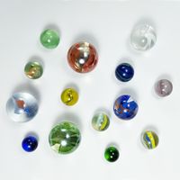 Glasmurmeln assortiert 14Stk.