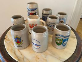 🍺 Set rare de 9 chopes Oktoberfest & aviation NATO
