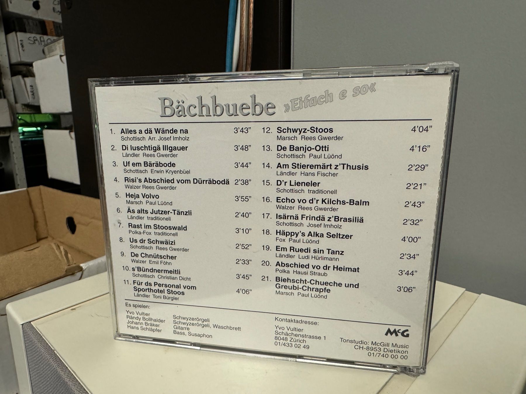CD: Bächbuebe - Eifach e so - HA13B – Nuovo (secondo la descrizione) da Küsnacht ZH venduto da swisssales.net 1