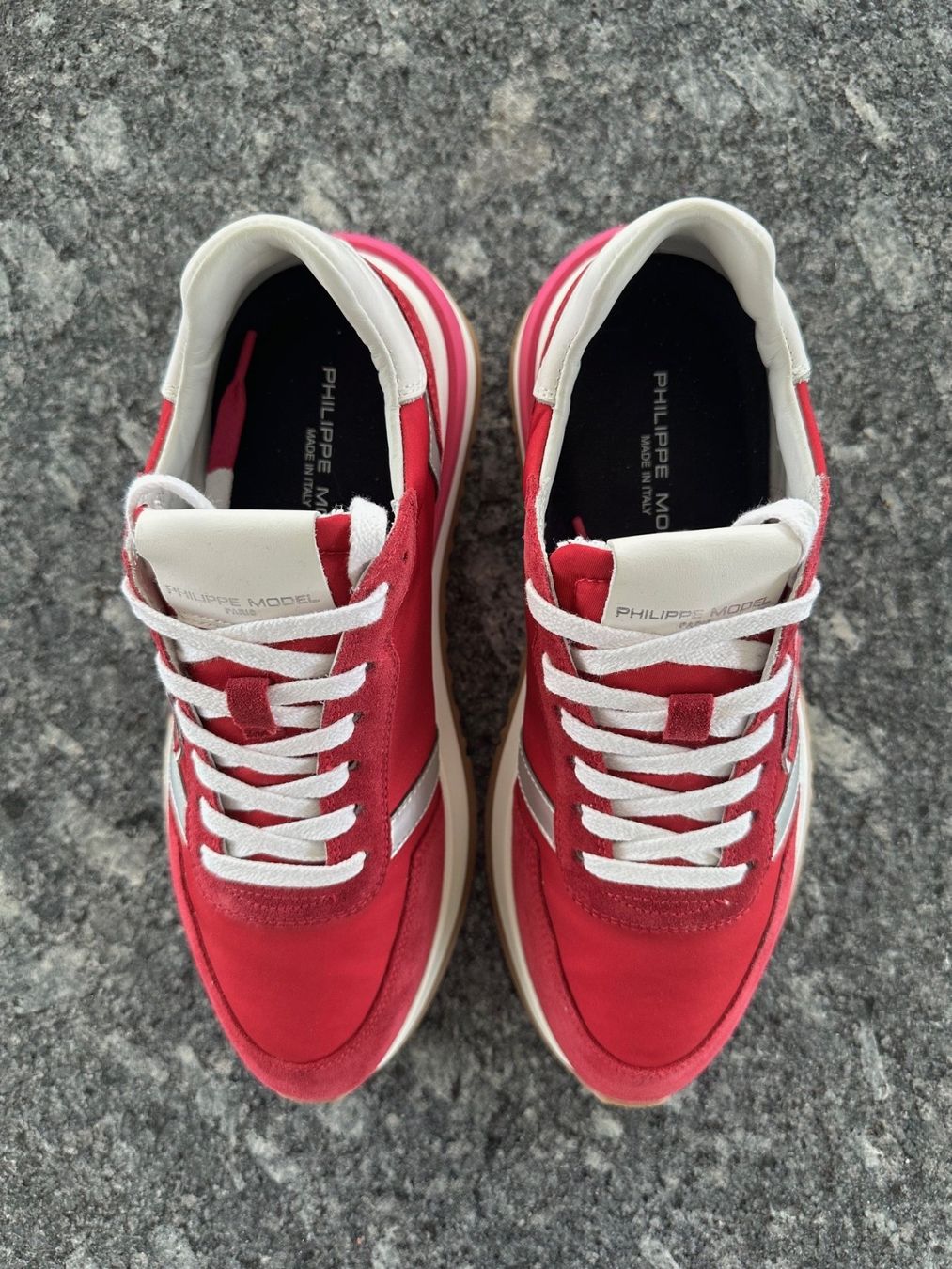 Damenschuhe: Original Philippe Model Sneaker Gr. 38 in rot - neu – Neu (gemäss Beschreibung) aus Watt von MilaKimba 2