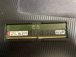Kingston Memory DDR5 32GB 6400MT/s CL52 ECC Reg DIMM