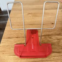 RHEITA Kochbuchhalter Metall Rot guter Zustand