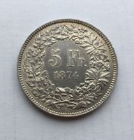 1874 5 Franken -unz