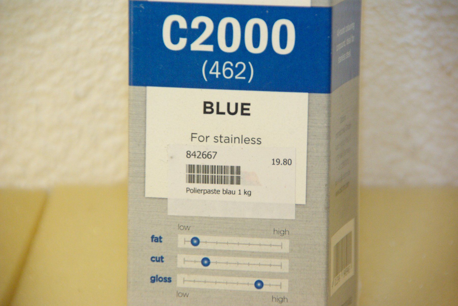 Prodotti per la cura: Polierpaste blau 1kg. von osborn Classic – Nuovo (secondo la descrizione) da Herisau venduto da Cevianer1844 1