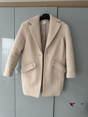 Beige Damen Wintermantel H&M Gr. 34