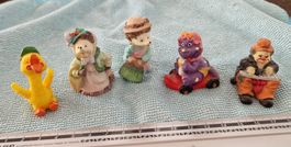 Lot de 5 figurines