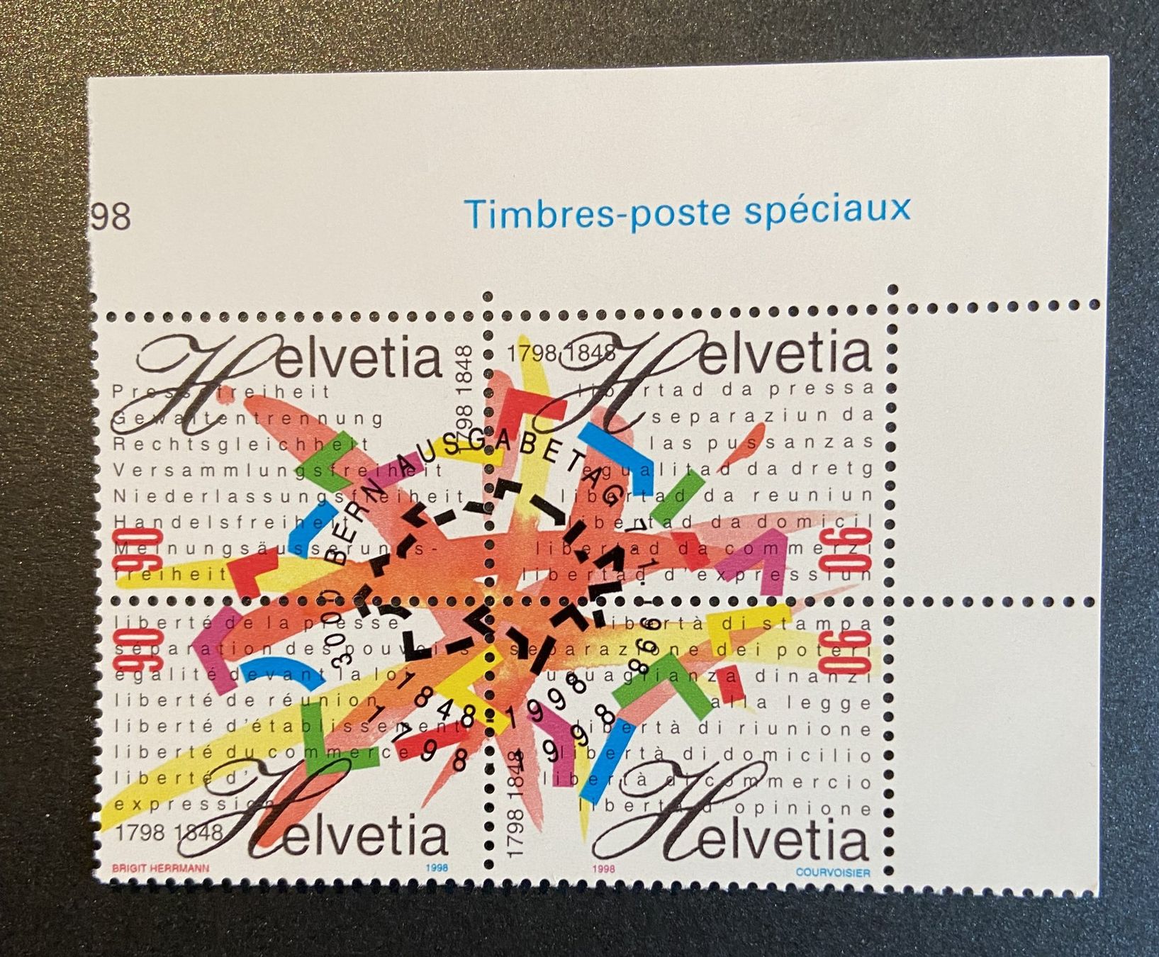 Tutti i francobolli: Lot Freimarken ET 4er Blöcke 1998 / 2003 – Usato da Böckten venduto da Hansi36 1