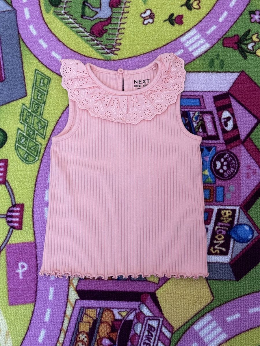 Next Camicette, T-shirt & Top: Next Top Mädchen, 104, neu, lachsfarbig – Nuovo (secondo la descrizione) da Wilen b. Wil venduto da carpediem25