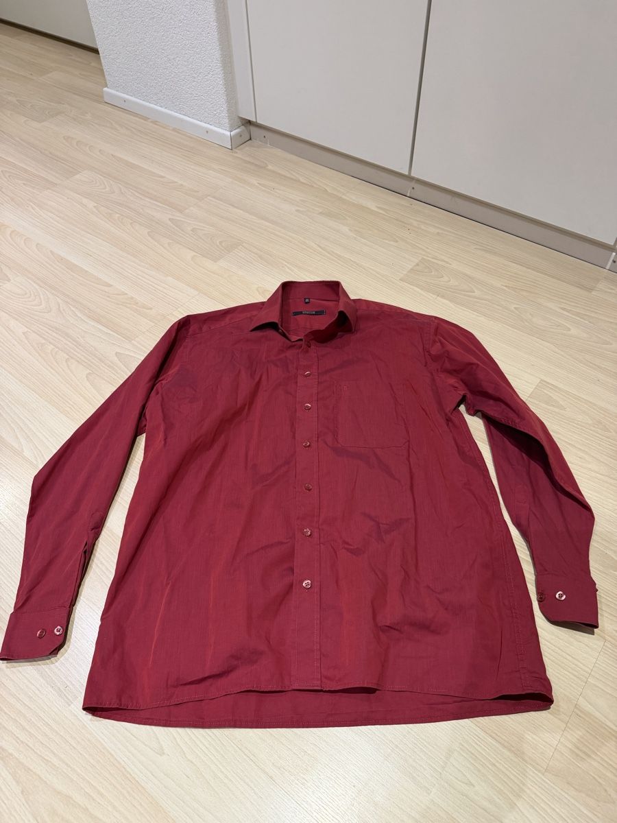 Eterna Hemden: Eterna Hemd, bordeauxrot, Gr. 42, Top Zustand!!! – Gebraucht aus Schindellegi von netcrack13