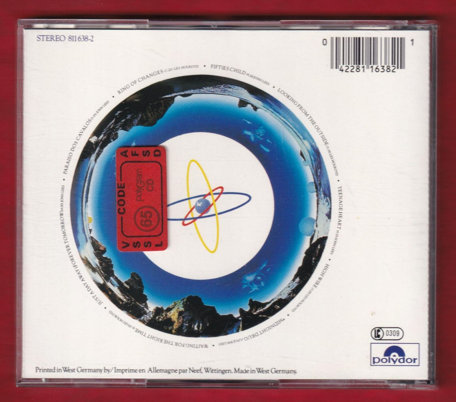 CDs: Barclay James Harvest - Ring Of Changes (CD) – Gebraucht aus Zürich von Pfluftl2000 1