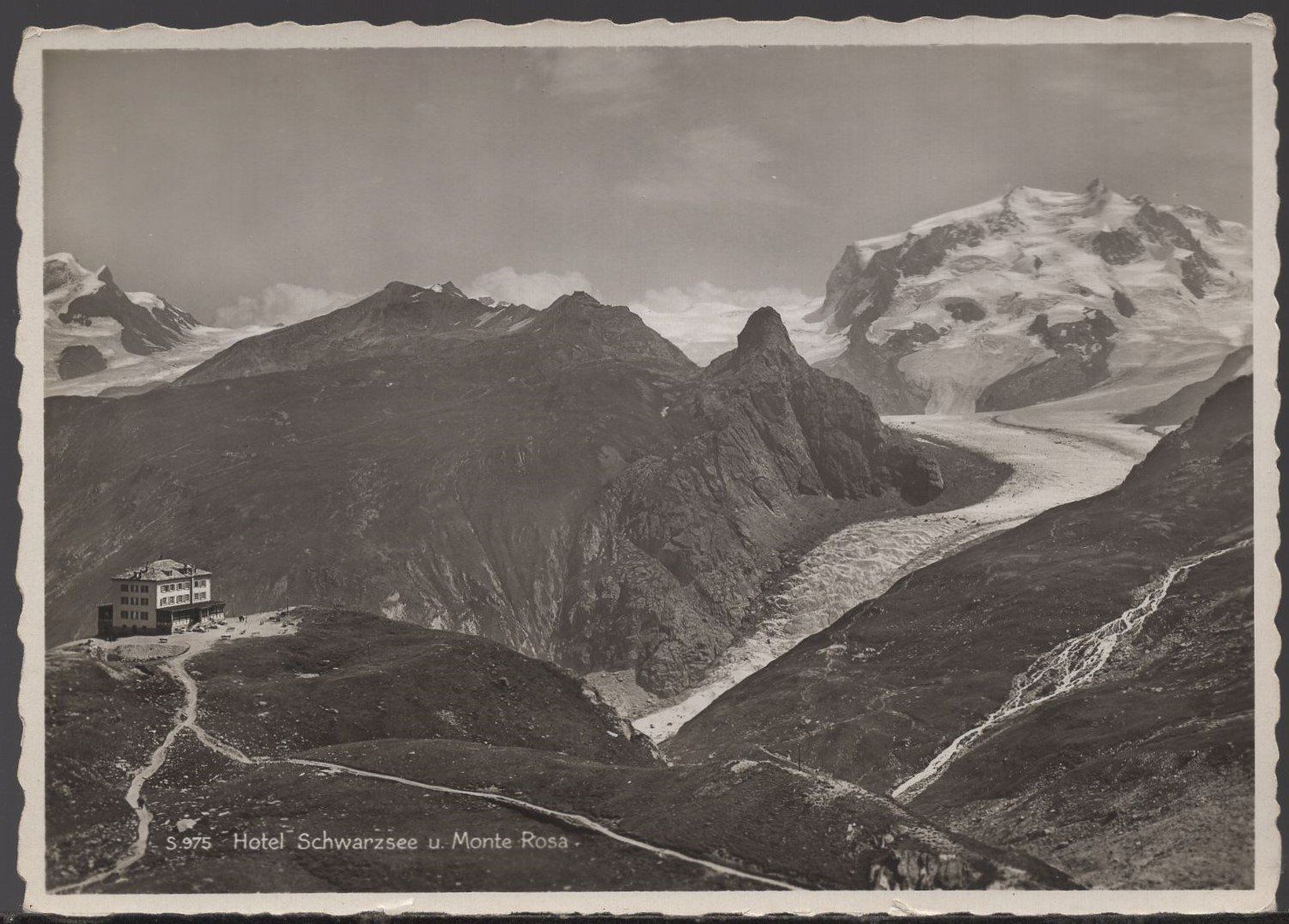 Cartoline postali: Hotel Schwarzsee u. Monte Rosa – Usato da Aarau venduto da kufi44