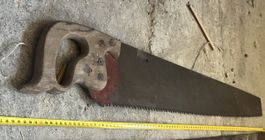 grosse Handsäge, Holzsäge, 77 cm langes Sägeblatt