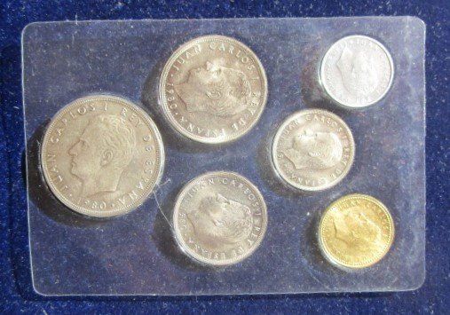 Tutti le monete: Münzsatz Pesetas 1980 - Spanien - stgl – Nuovo (secondo la descrizione) da Luzern venduto da Horoskop1 1
