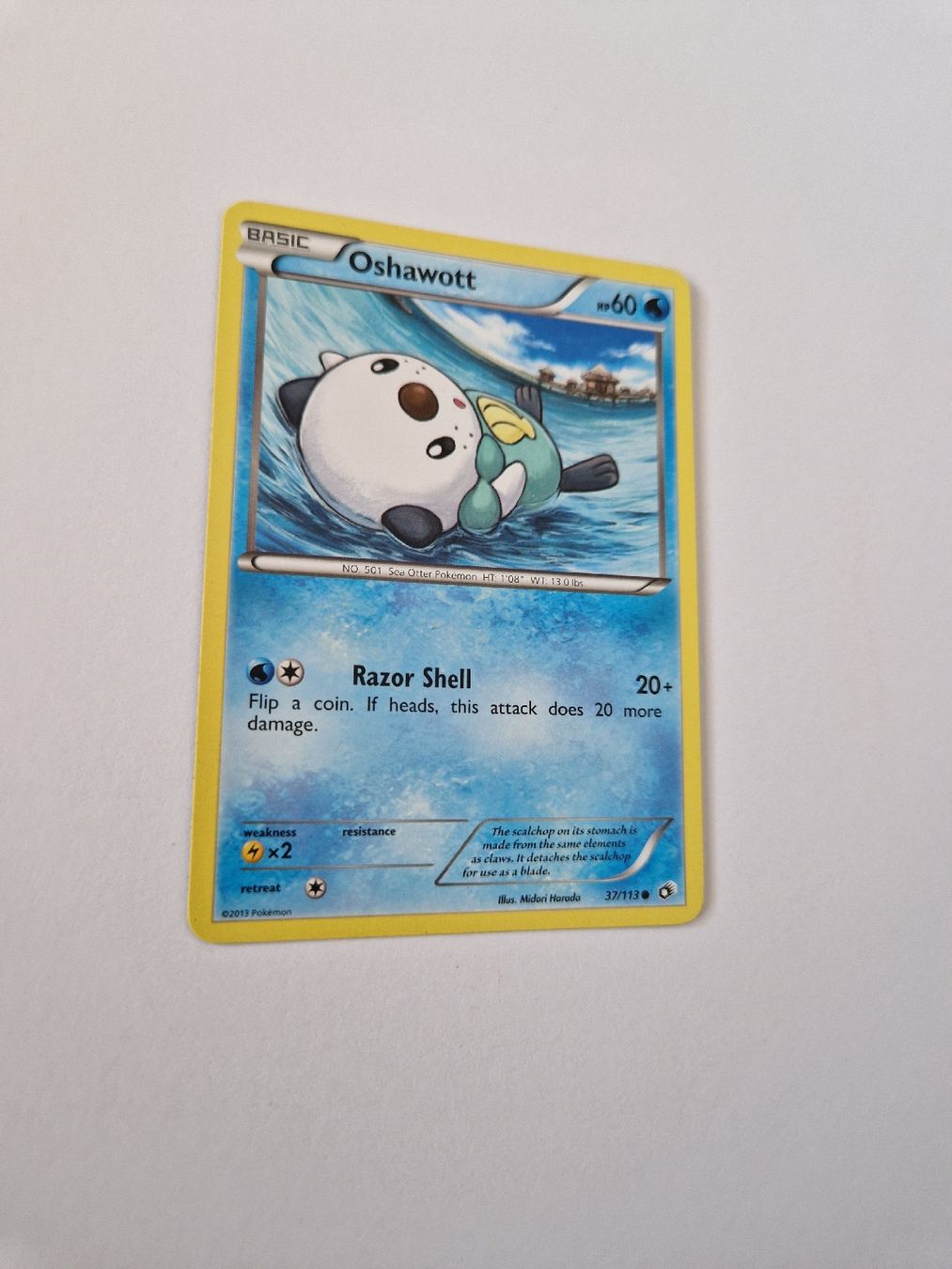Pokémon Sammelbilder & Trading cards: Oshawott - Legendary Treasures - EN  – Gebraucht aus Romont FR von raj_sjv9 2