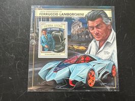 Lamborghini Sierra Leone  2016 Block ** (A1292)