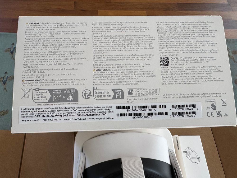 Meta Casco VR: Meta Quest 3S (128 GB) – Usato da Salvenach venduto da Jokermani 2