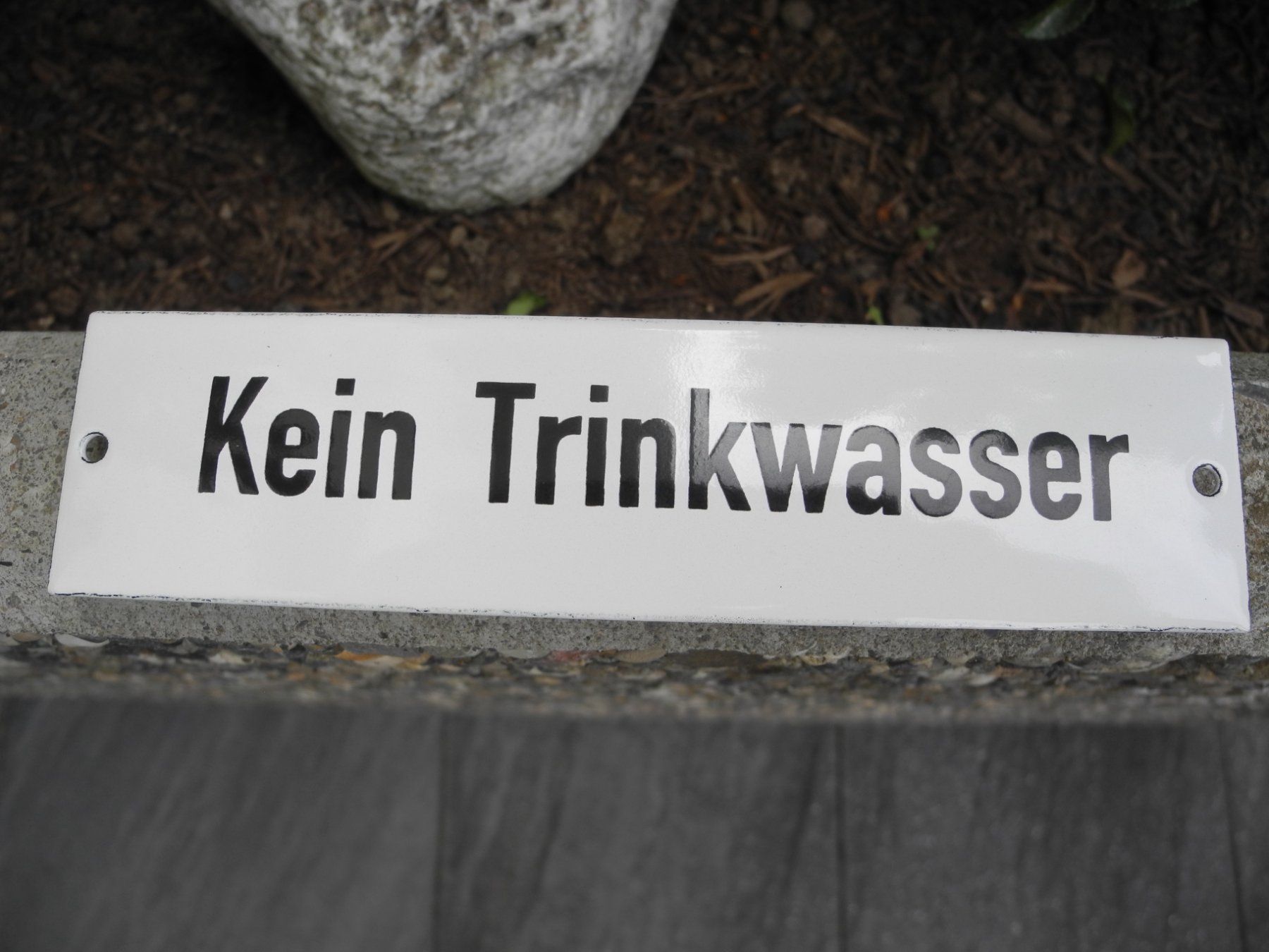 Insegne: KEIN TRINKWASSER – Nuovo (secondo la descrizione) da Reinach AG venduto da Huckleberrysix 1